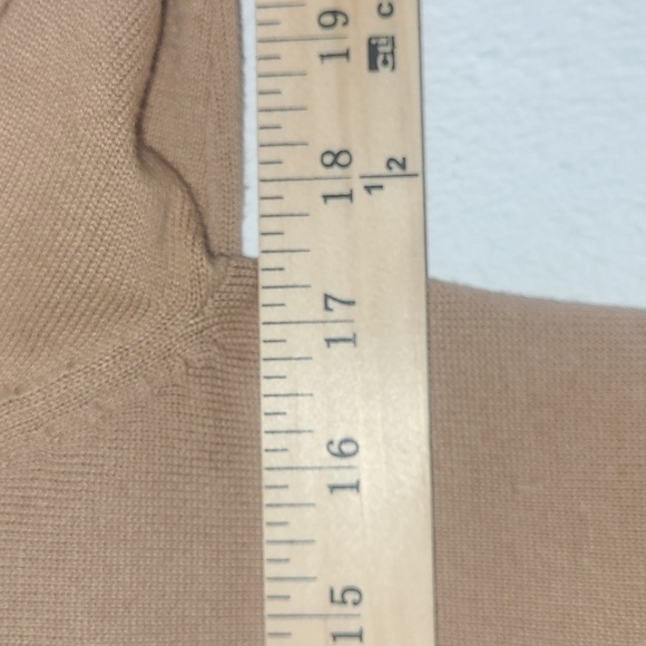 Crystal Kobe Sweater Brown Beaded Crew Neck Jasper Pearl Embellished Sz 3/4 - Picture 6 of 8